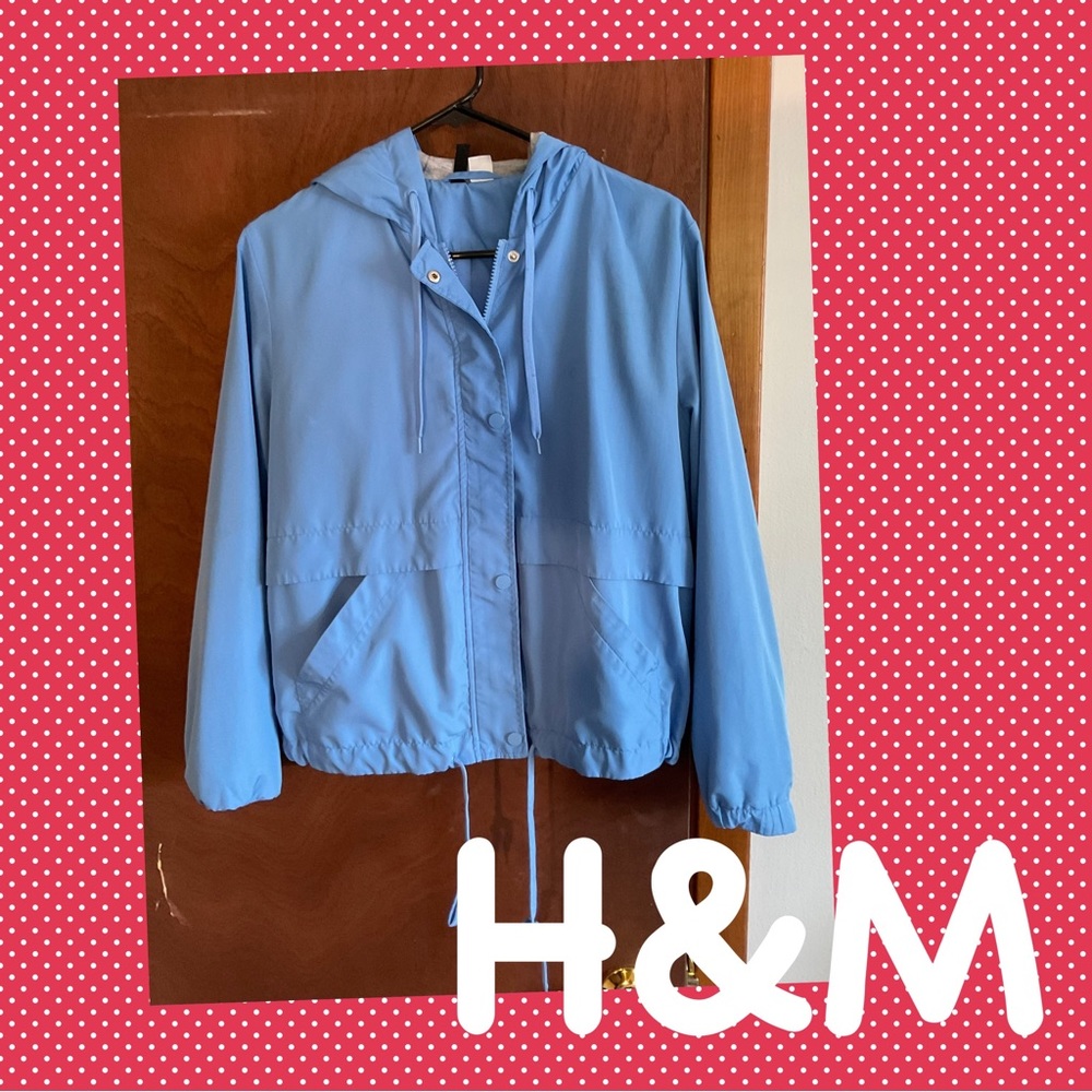 H&M Zip-up Windbreaker🔴